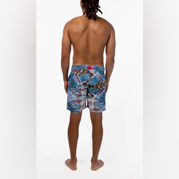 Tabs Swim Trunks Bermuda Shorts Graham Foster 2.0 Limited Ed Men's Size 32 - Picture 9 of 9